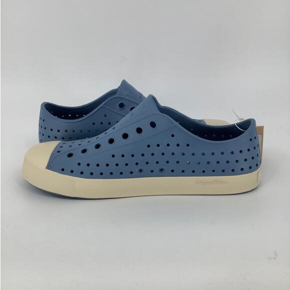Native Shoes Mens 8 Oasis Blue Jefferson Slip On Sneaker Perforated P2-62 - Picture 6 of 10